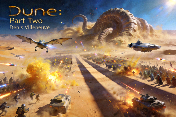 电影《沙丘2》沙漠星球宏大战争场景